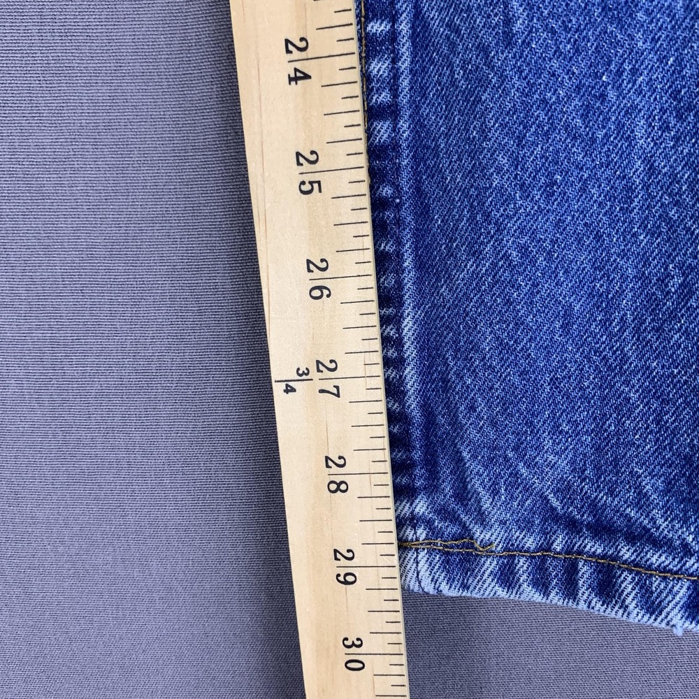 VTG Levis 40559 Jeans Mens 38x30 (Fits 36x29) Blue Straight Denim Orange Tab 80s - Picture 14 of 16